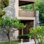 Blaues Meer Strand Balkon