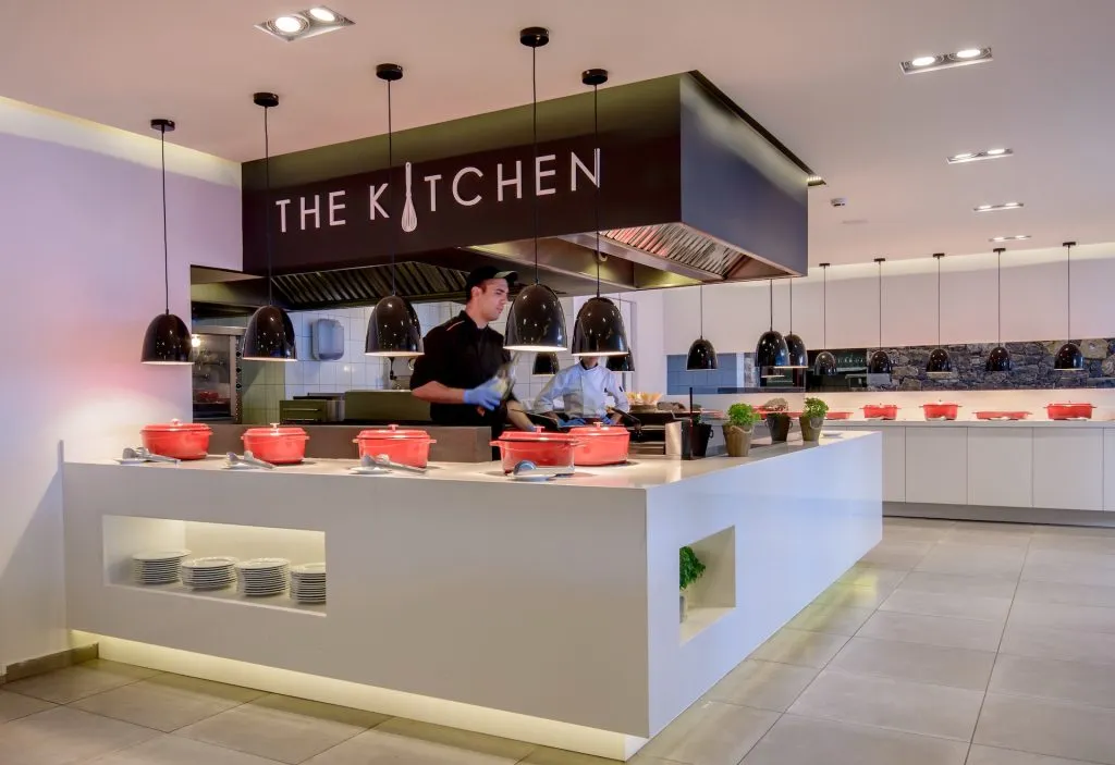 Blaues Meer Strandbuffet