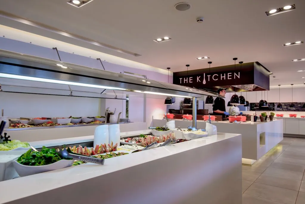 Blaues Meer Strandbuffet