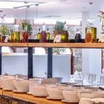 Blaues Meer Strandbuffet