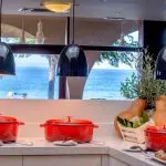 Blaues Meer Strandbuffet