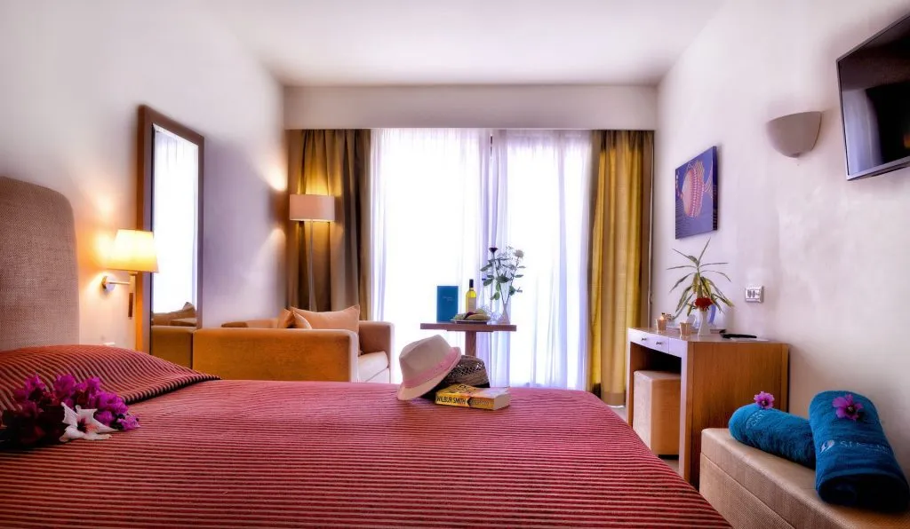 Blaues Meer Strand Doppelzimmer