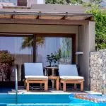 Blaues Meer Strand Junior Suite mit privatem Pool