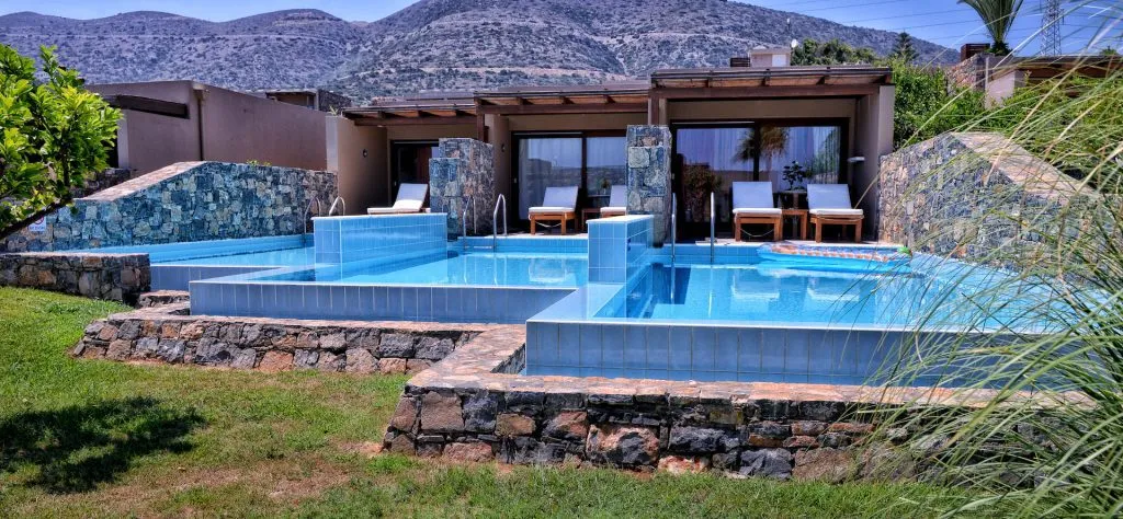 Blaues Meer Strand Junior Suite mit privatem Pool