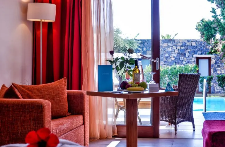 Blue sea beach junior suite with privet pool