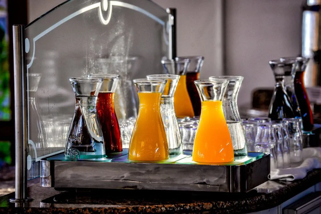 Blaues Meer Strand Hauptbuffet