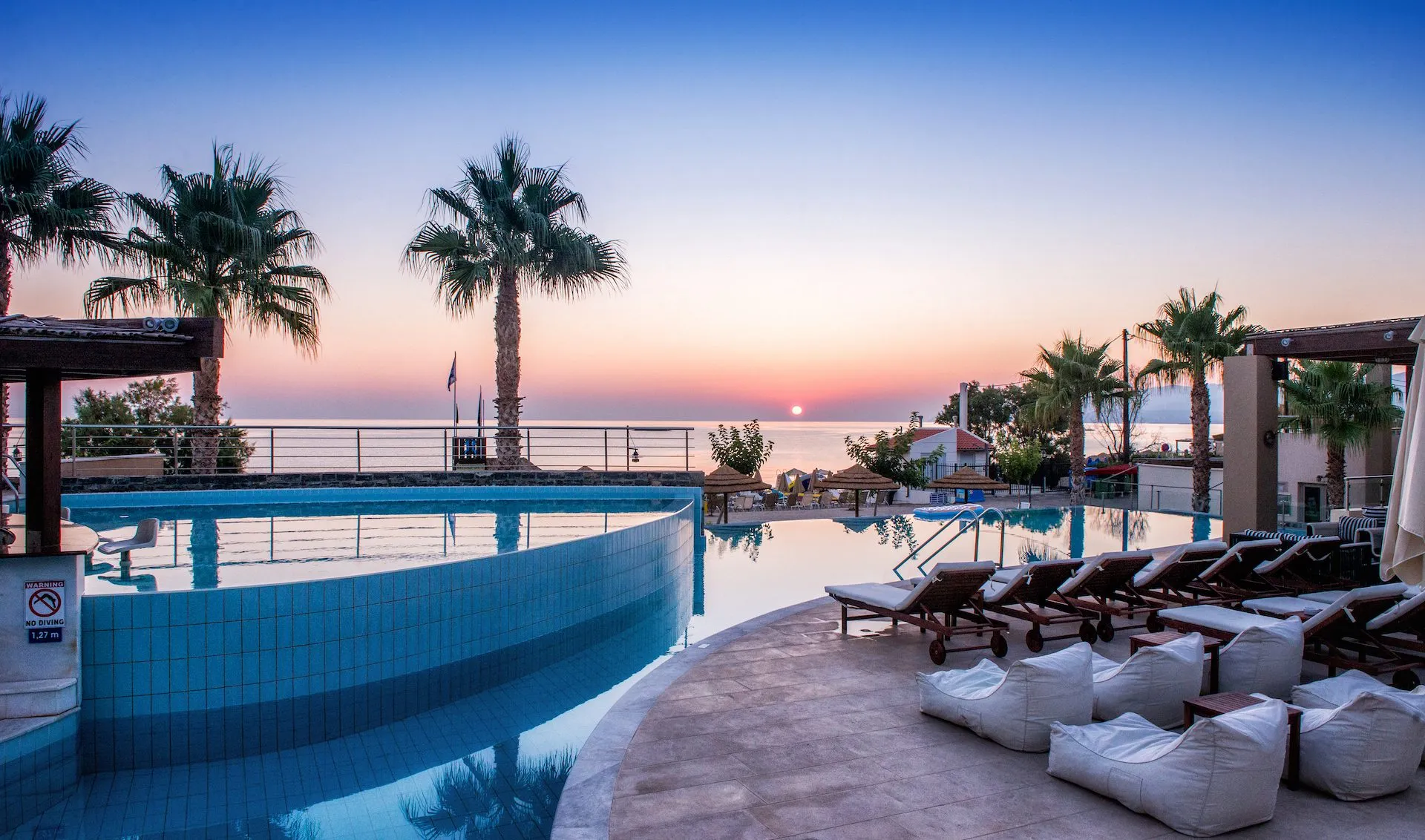 Blue sea beach main pool