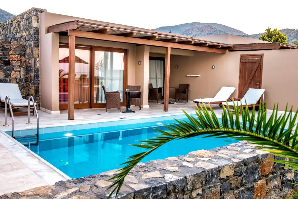 Blaues Meer Strand privare Pool