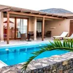 Blaues Meer Strand privare Pool