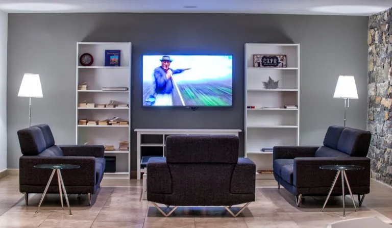 Blue sea beach tv corner