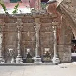 Crete heritage famous fountain