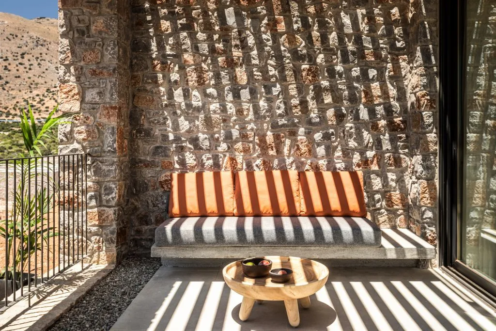 Kuppeln von Elounda Balkon