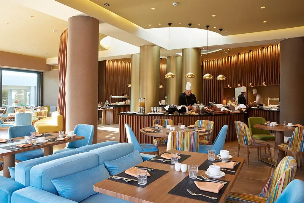 Kuppeln von elounda indoorarea