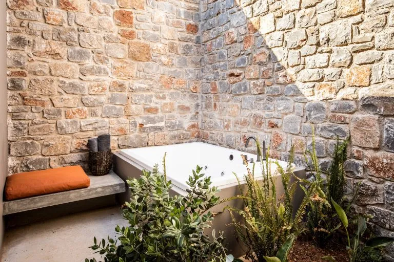 Domes of elounda outdoor jacuzzi