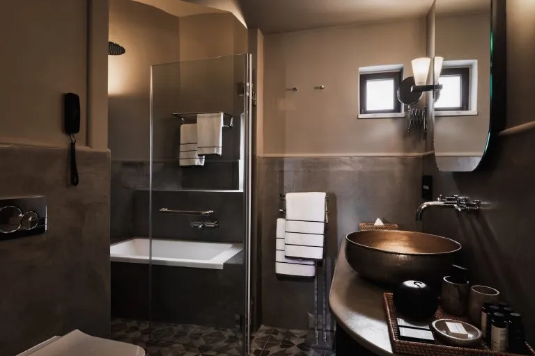 Domes of elounda premium suite bathroom