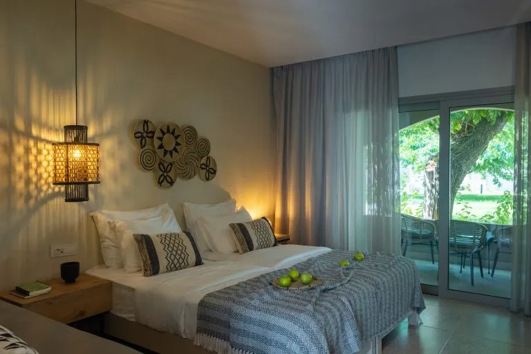 Eliros superior double room garden view