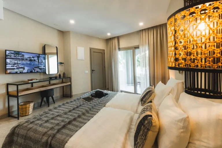 Eliros superior double room garden view