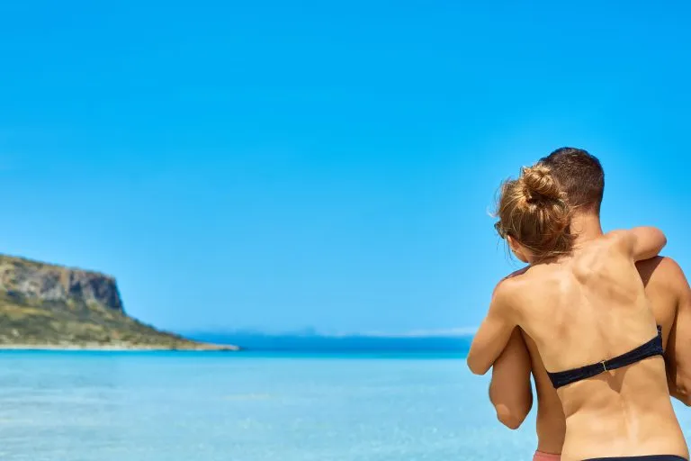 Romantic crete couple